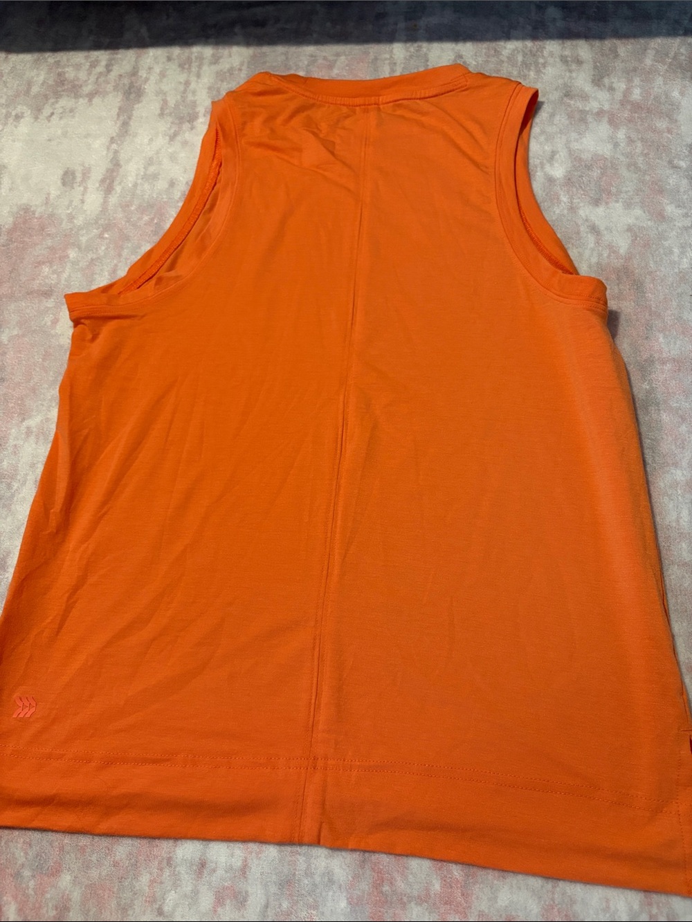 Orange Performance Muscle Tank - Picture 2 of 2